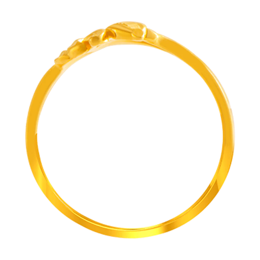 22KT Yellow Gold Ring For Women - Image 3