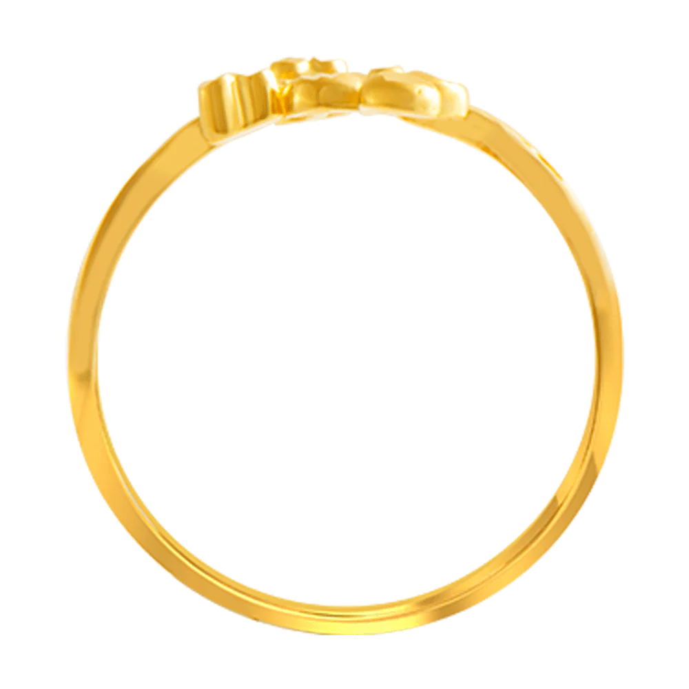 22KT Yellow Gold Ring For Women - Image 3