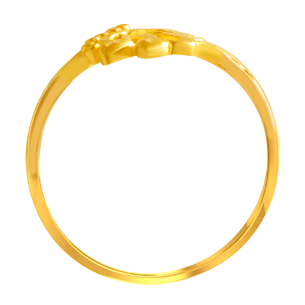 22KT Yellow Gold Ring For Women - Image 3