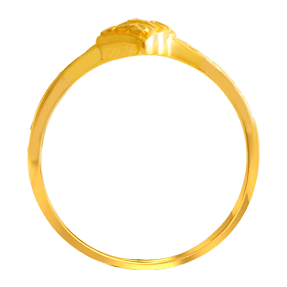 22KT Yellow Gold Ring For Women - Image 3