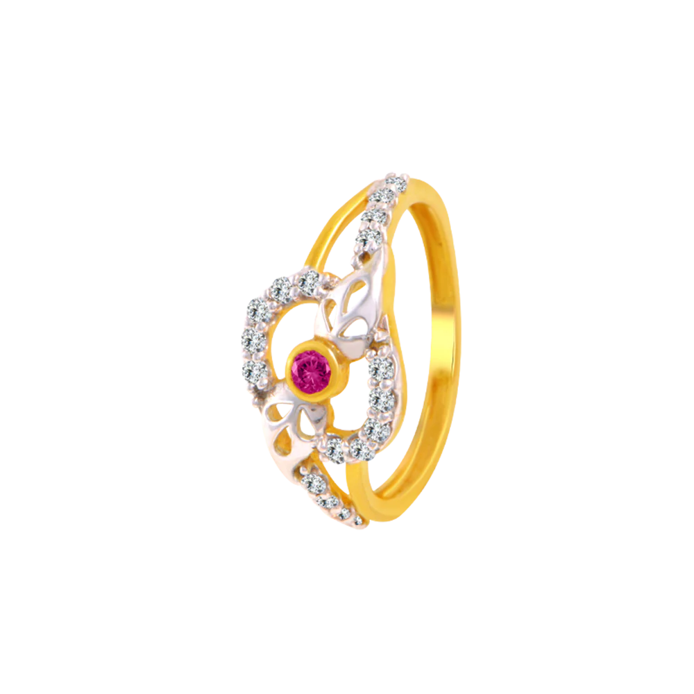 22KT Yellow Gold Ring For Women