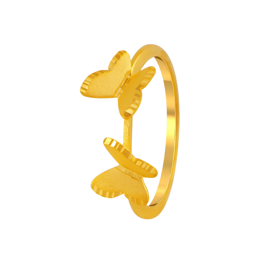 22KT Yellow Gold Ring For Women