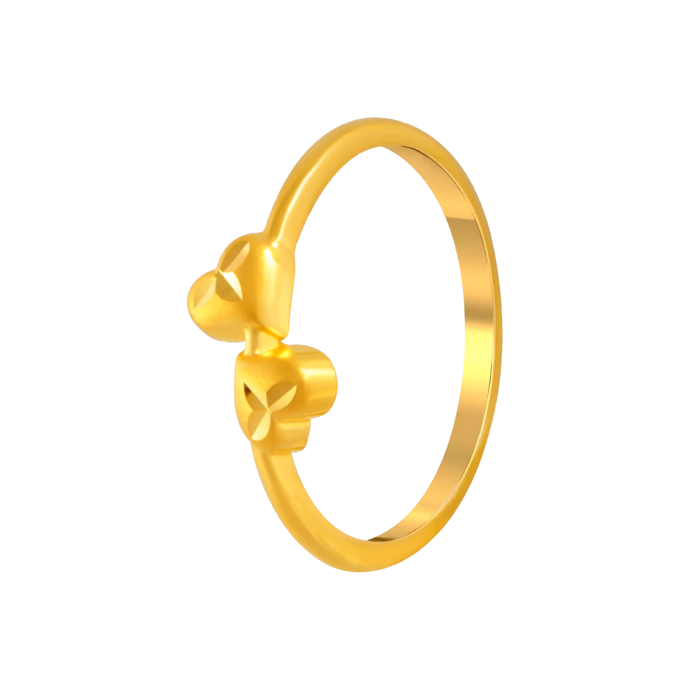 22KT Yellow Gold Ring For Women - Image 4