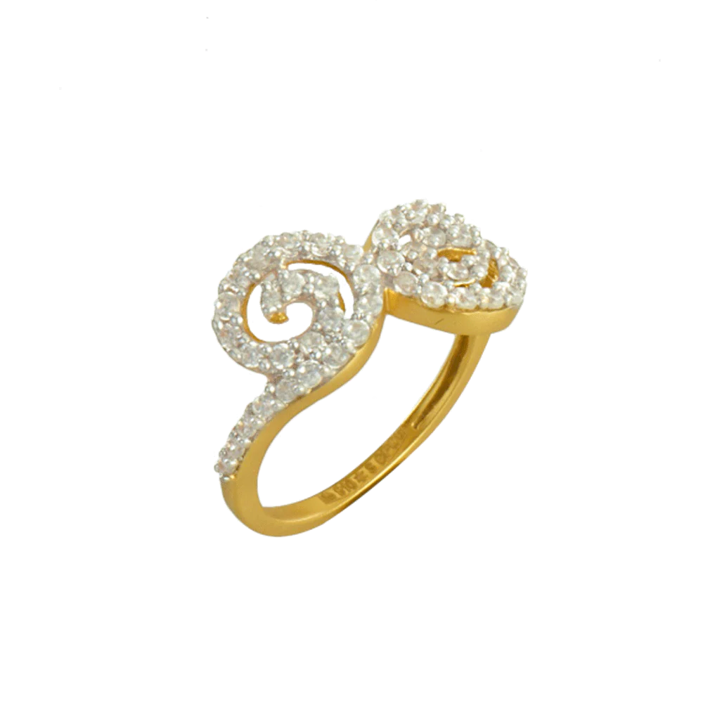 22KT Yellow Gold Ring For Women