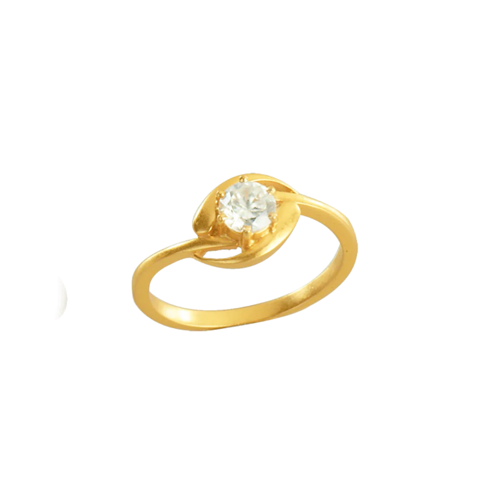 22KT Yellow Gold Ring For Women