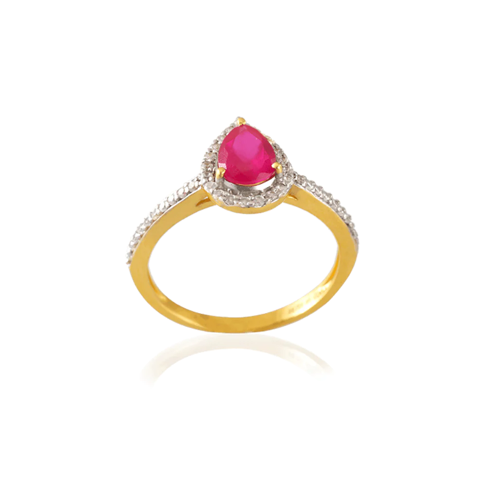 22KT Yellow Gold Ring For Women