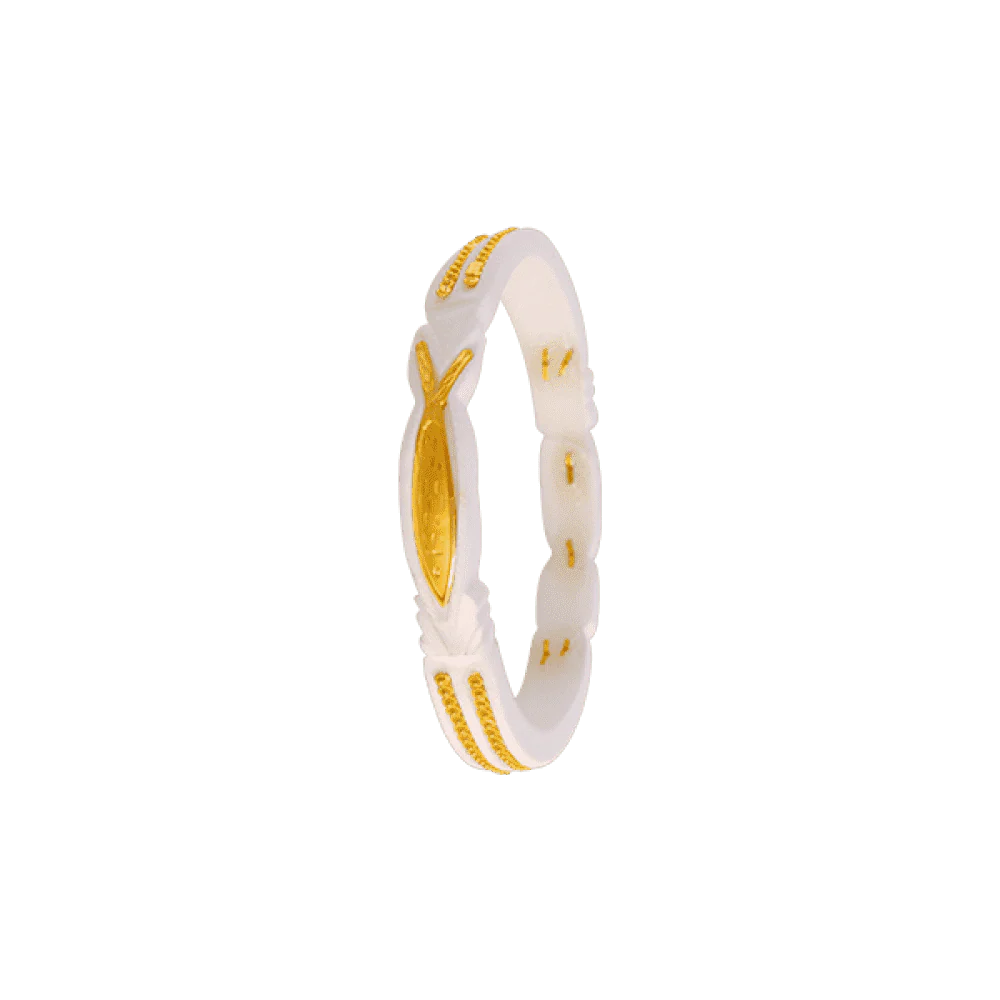 22KT Yellow Gold Sankha Bangle For Women