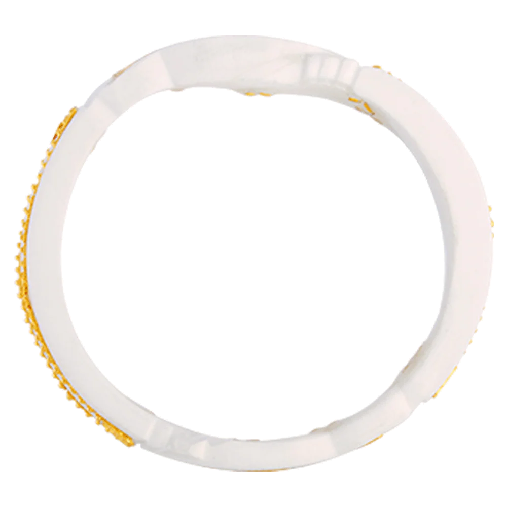 22KT Yellow Gold Sankha Bangle For Women - Image 2