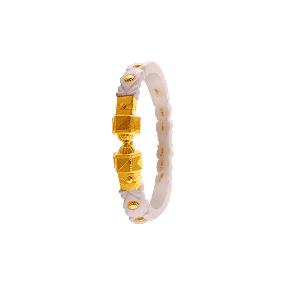 22KT Yellow Gold Sankha Bangle For Women