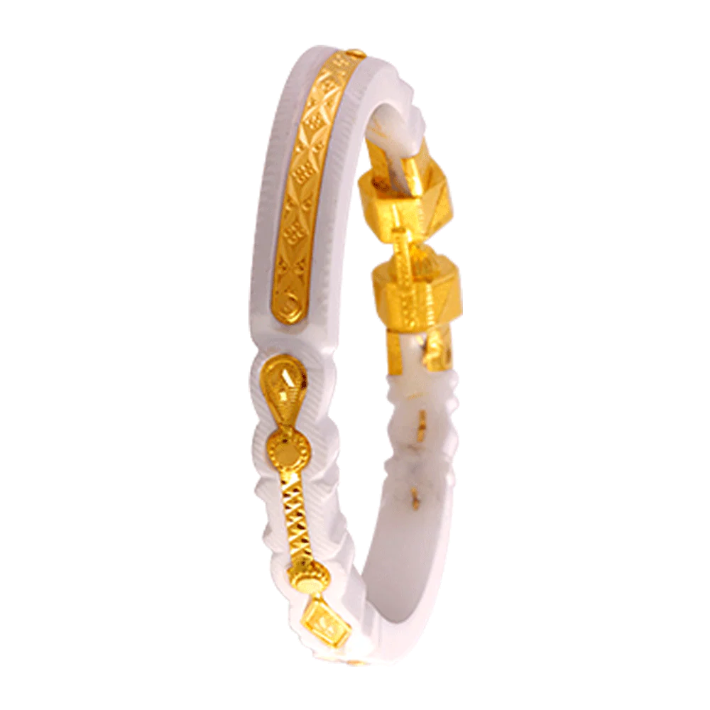 22KT Yellow Gold Sankha Bangle For Women