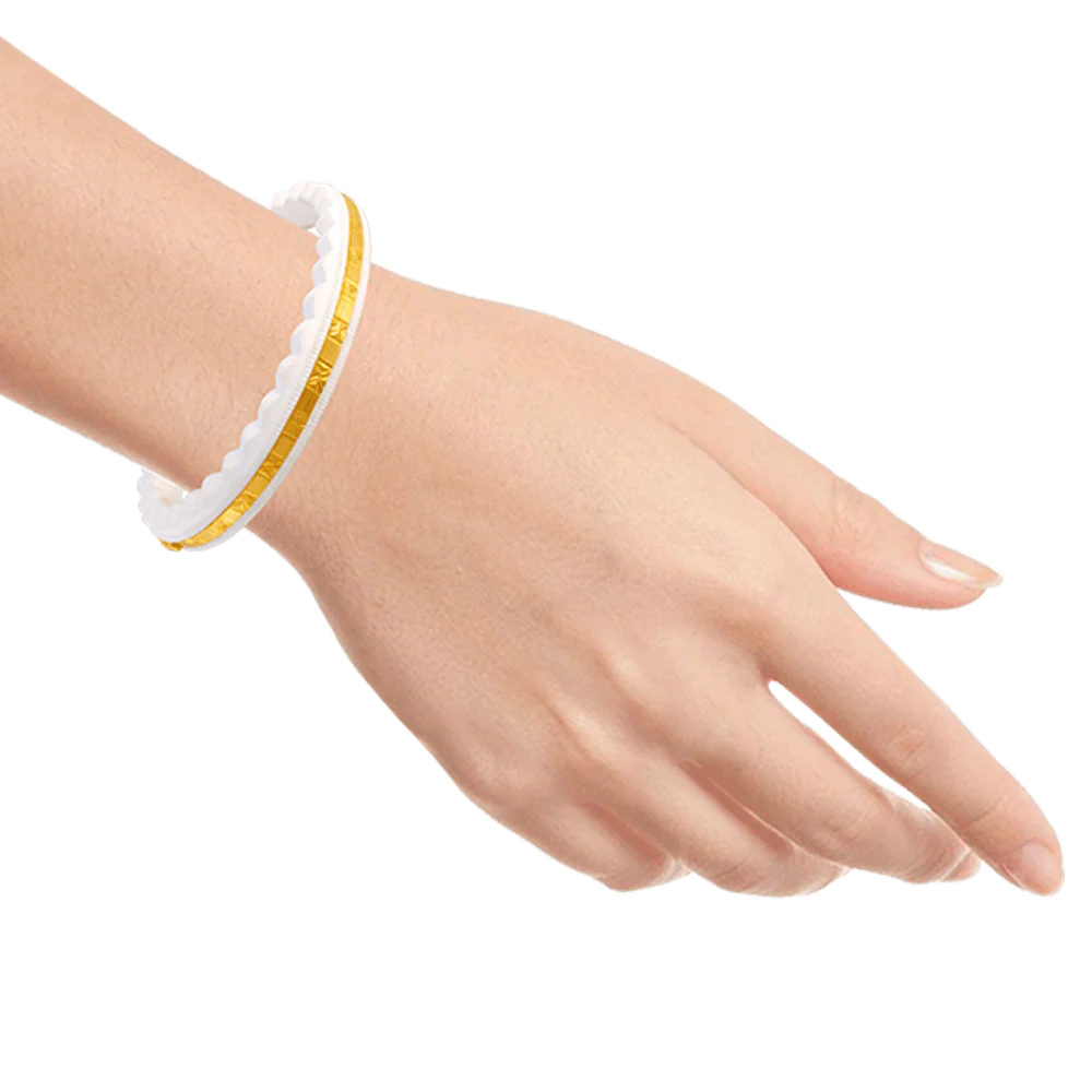 22KT Yellow Gold Sankha Bangle For Women - Image 3