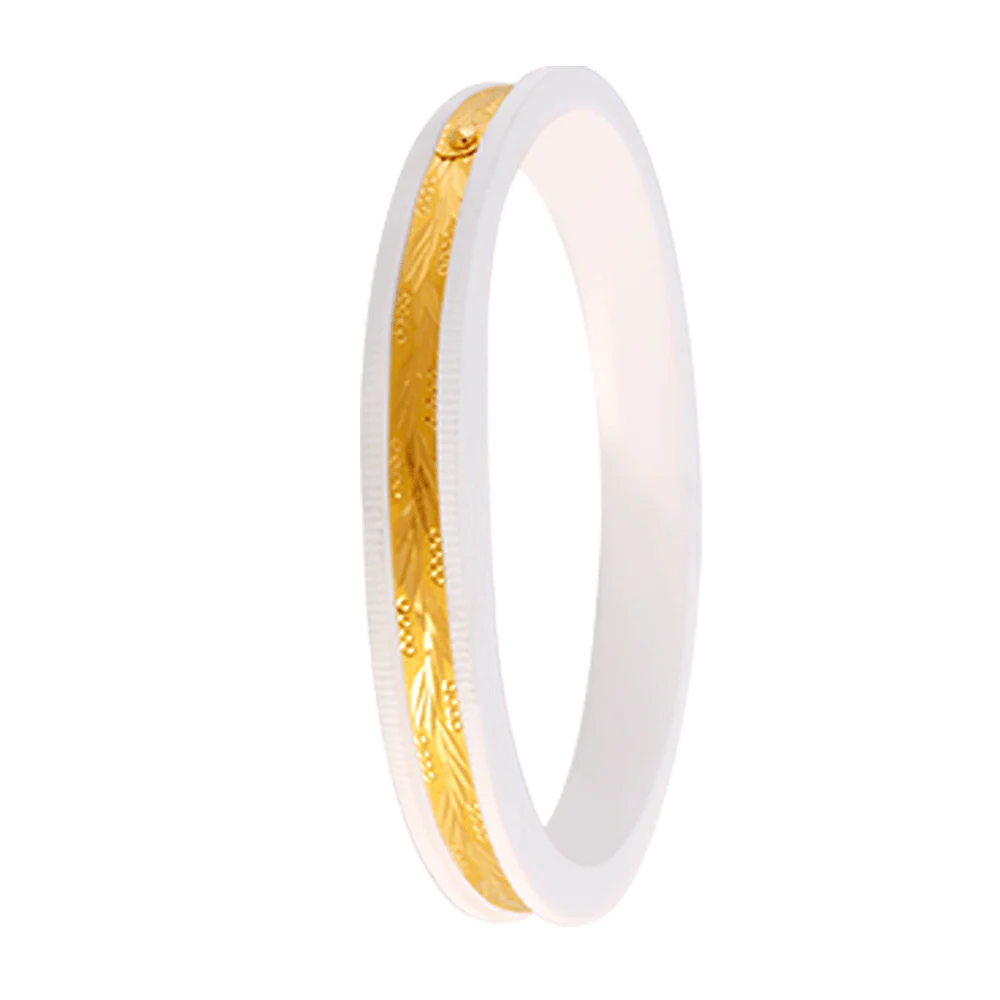 22KT Yellow Gold Sankha Bangle For Women