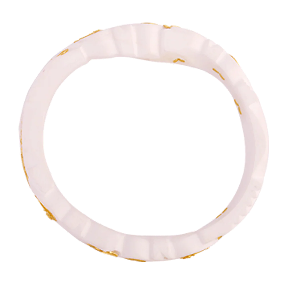22KT Yellow Gold Sankha Bangle For Women - Image 3