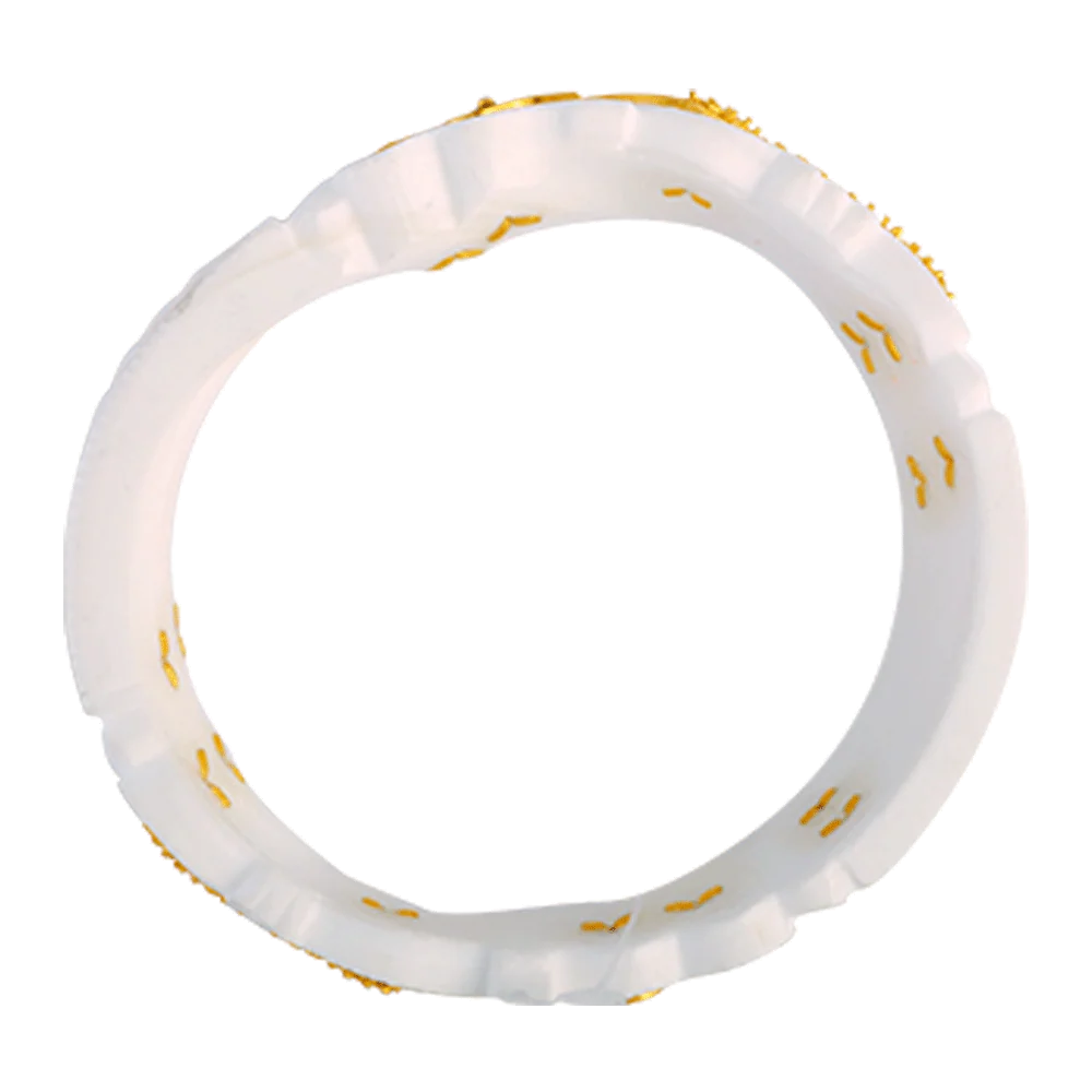 22KT Yellow Gold Sankha Bangle For Women - Image 2