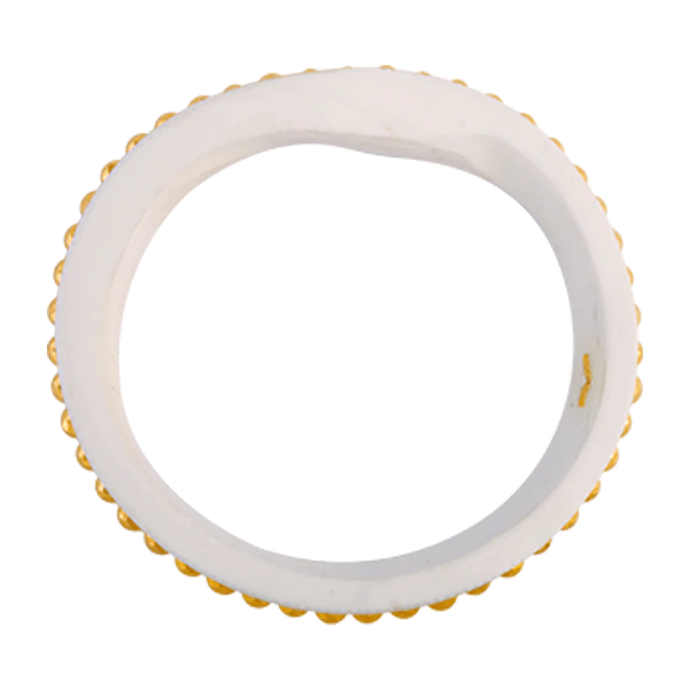 22KT Yellow Gold Sankha Bangle For Women - Image 3