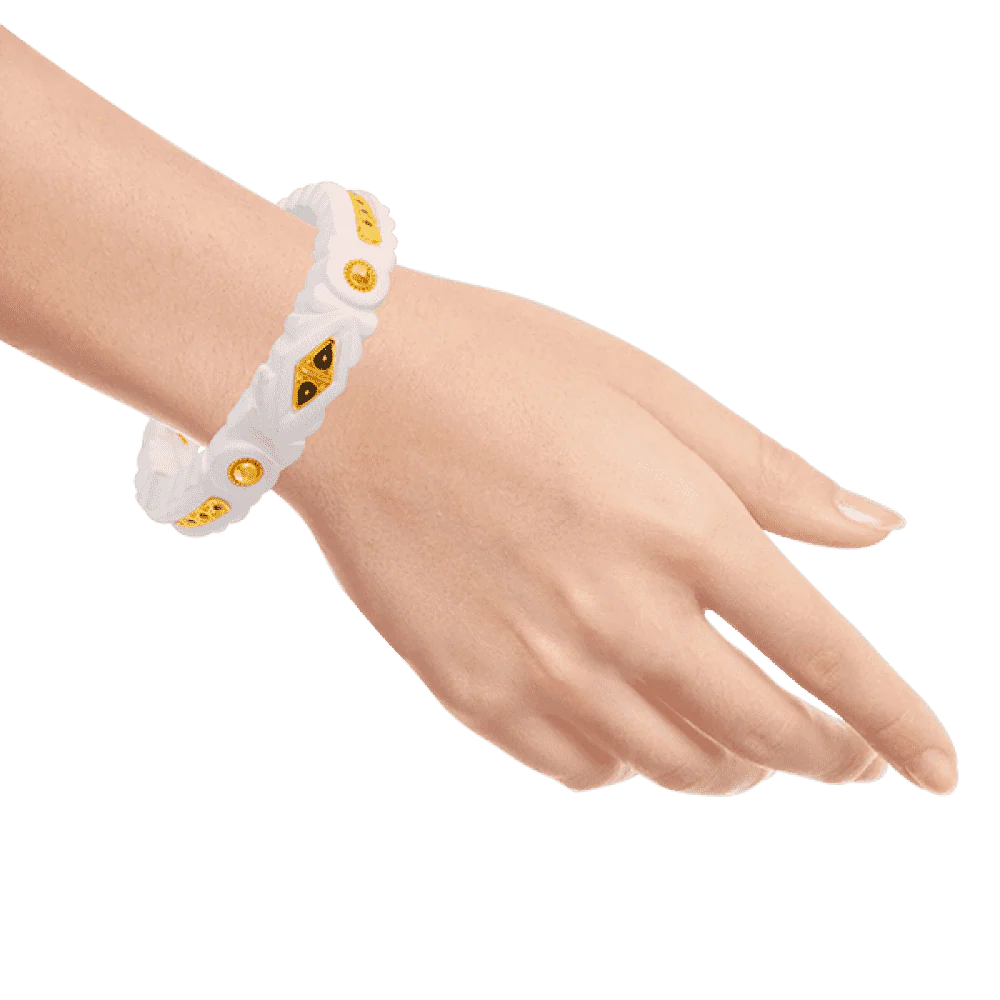 22KT Yellow Gold Sankha Bangle For Women - Image 2