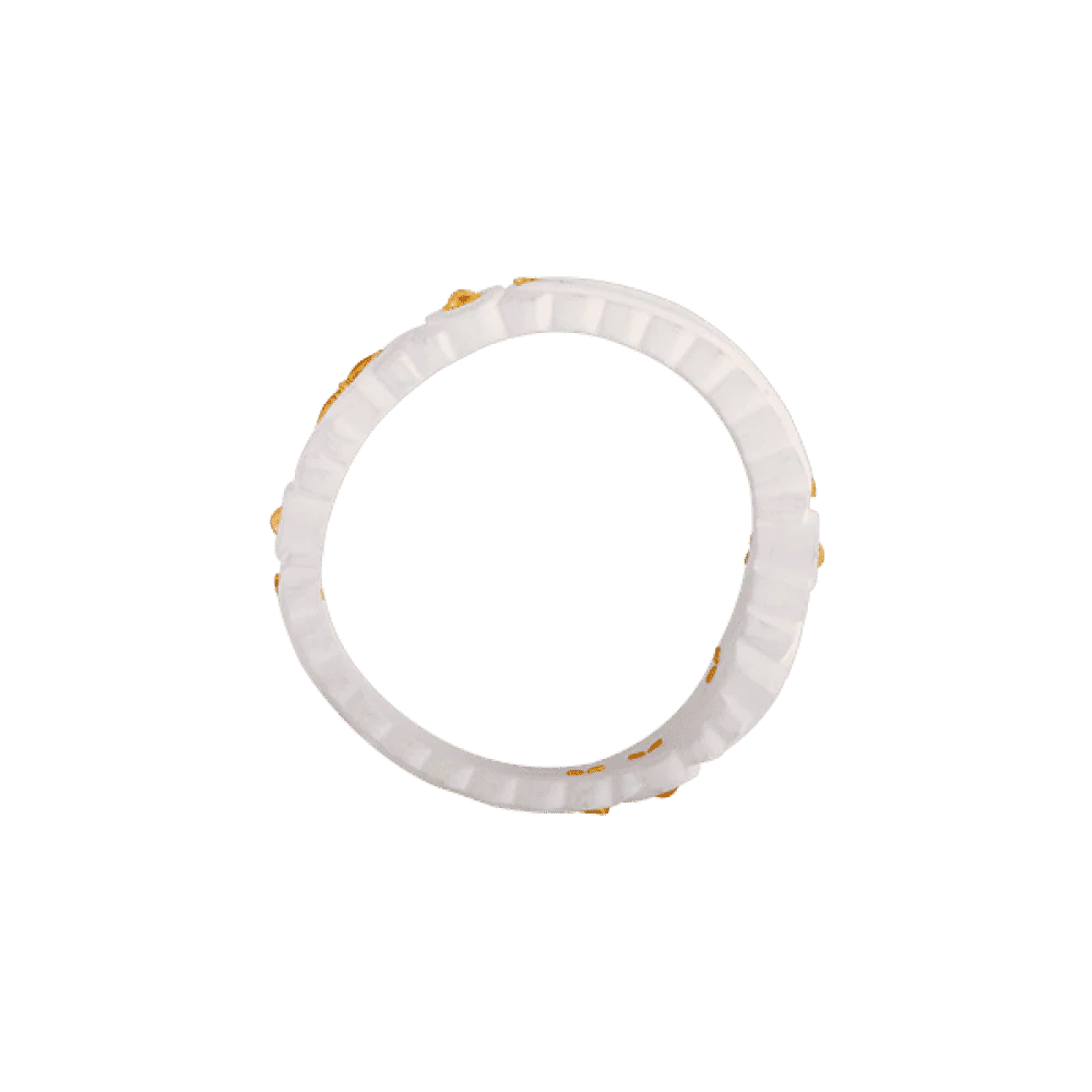 22KT Yellow Gold Sankha Bangle For Women - Image 4