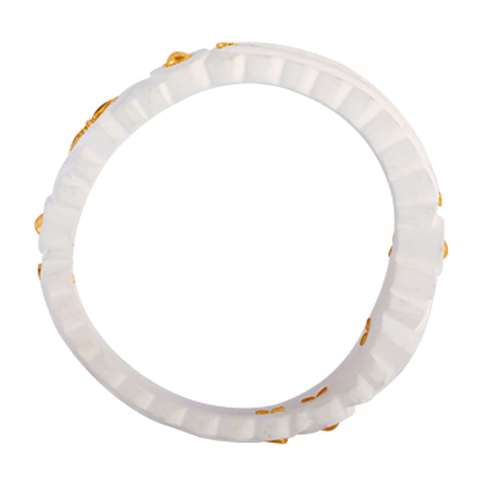 22KT Yellow Gold Sankha Bangle For Women - Image 2