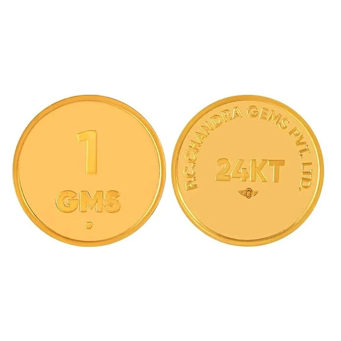 24KT (999) Yellow Gold Coin 1 Gram - Image 2