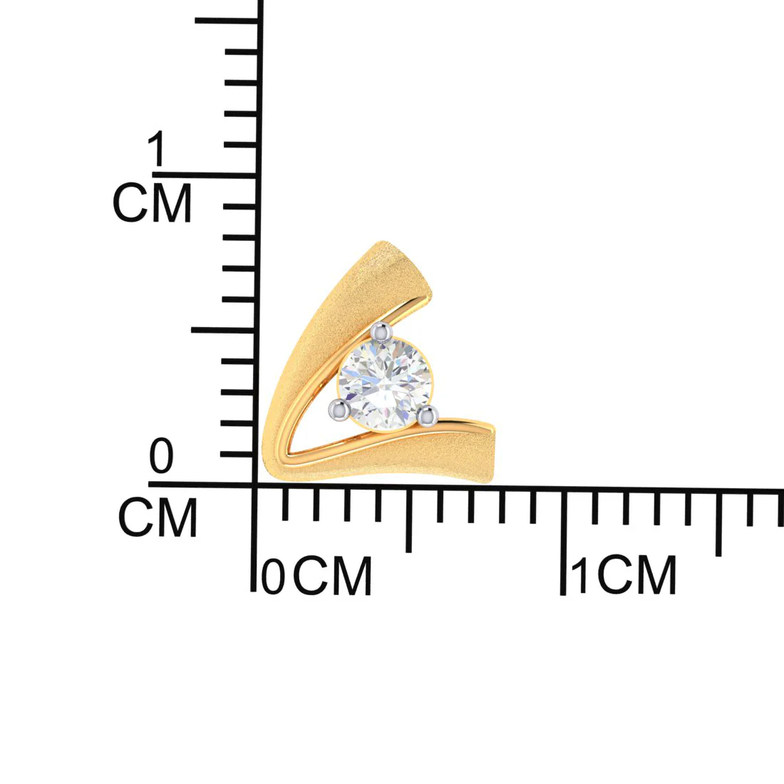 A Shape 18k Diamond Gold Earnings - Image 4