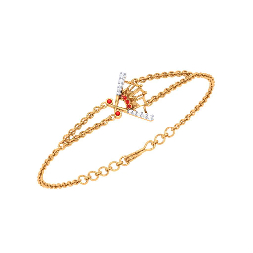 Auspicious Yellow Gold And Diamond Pendant - Image 3