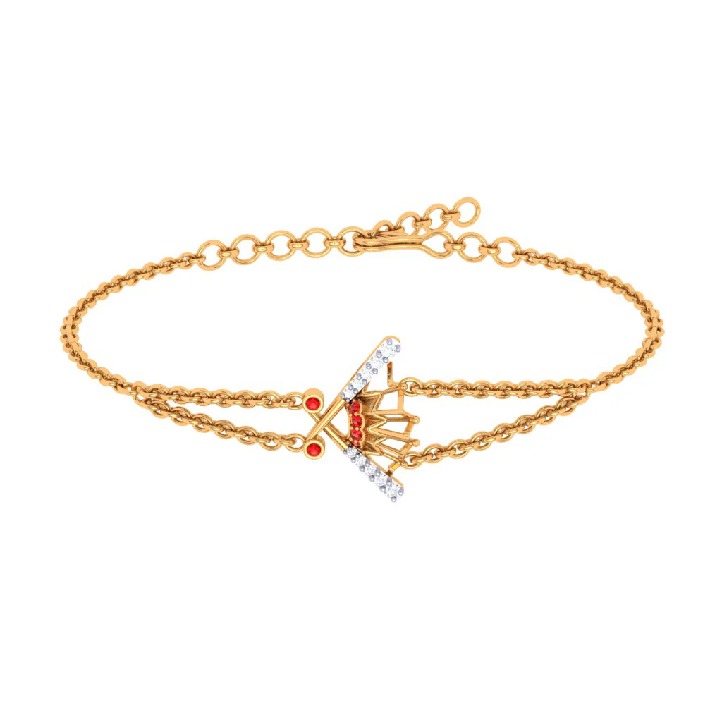 Auspicious Yellow Gold And Diamond Pendant - Image 4