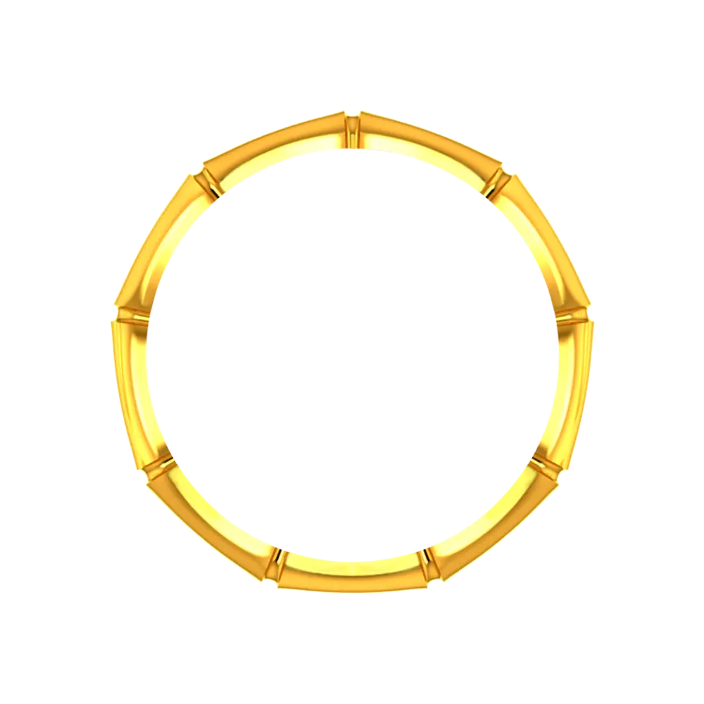 Bamboo-designed 22k Gold Ring - Image 4