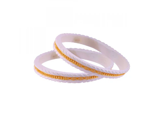 Beautiful 22k Gold Path Sakha With Delicate Details - Image 3