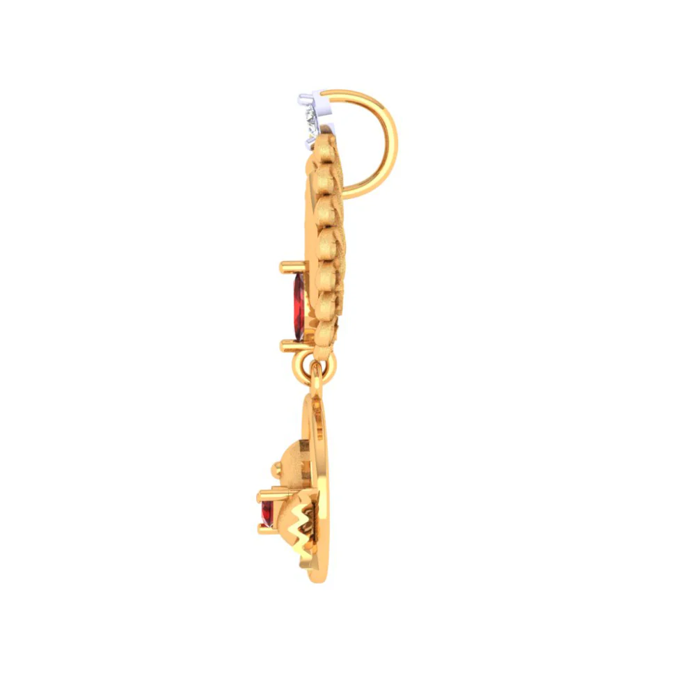 Bird Dangler Gold Locket - Image 3