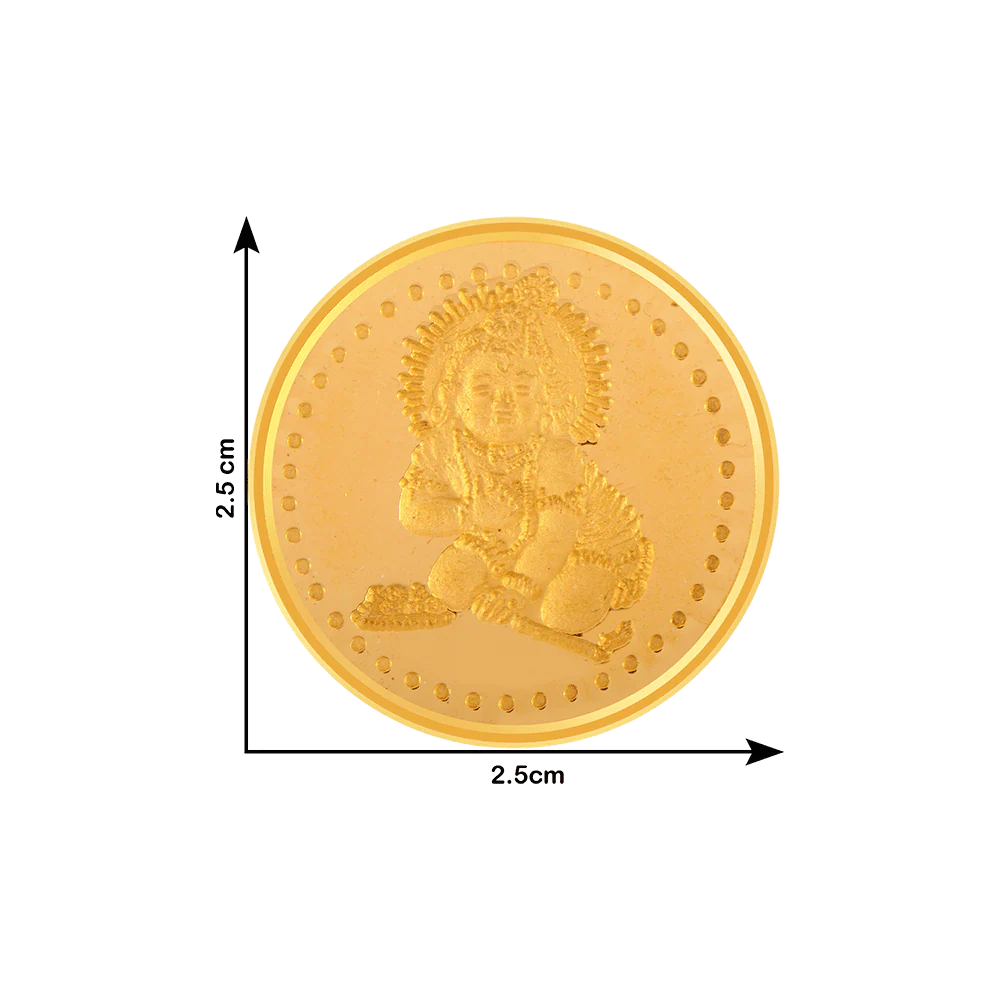 Bis Hallmarked 10 Gm 22KT (916) Yellow Gold Coin - Image 3