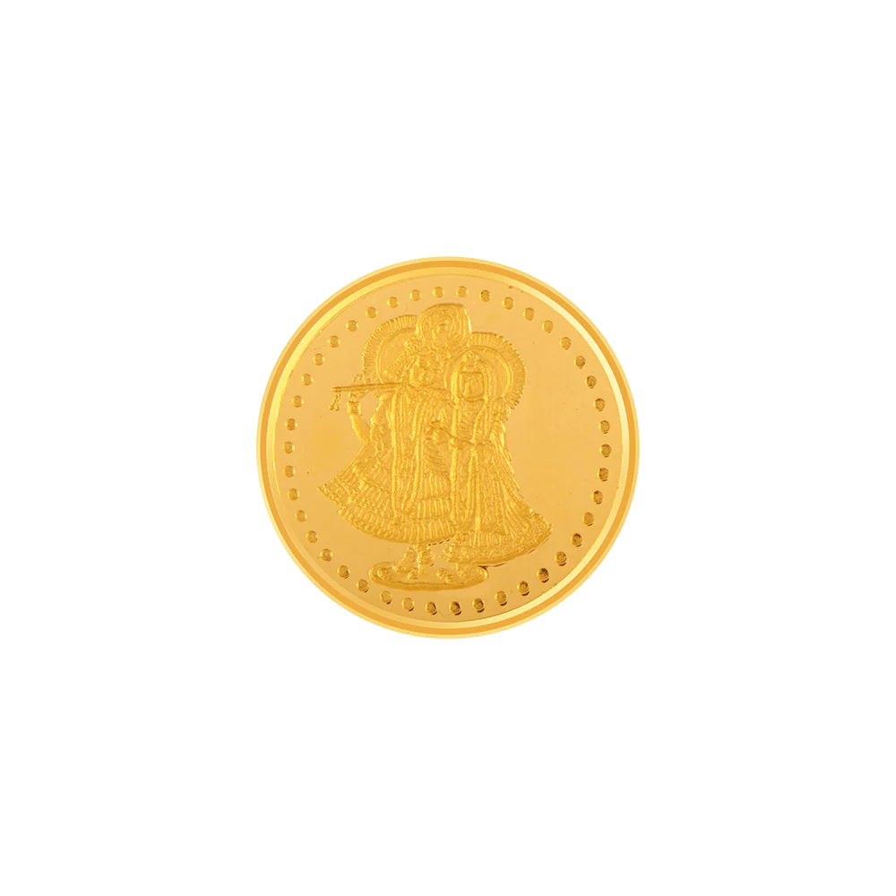Bis Hallmarked 5 Gm 22KT (916) Yellow Gold Coin