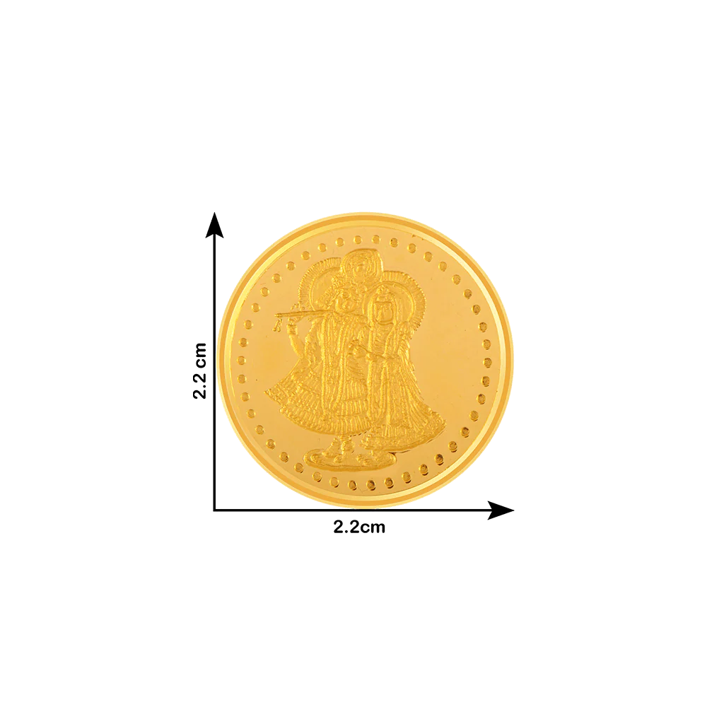 Bis Hallmarked 5 Gm 22KT (916) Yellow Gold Coin - Image 3