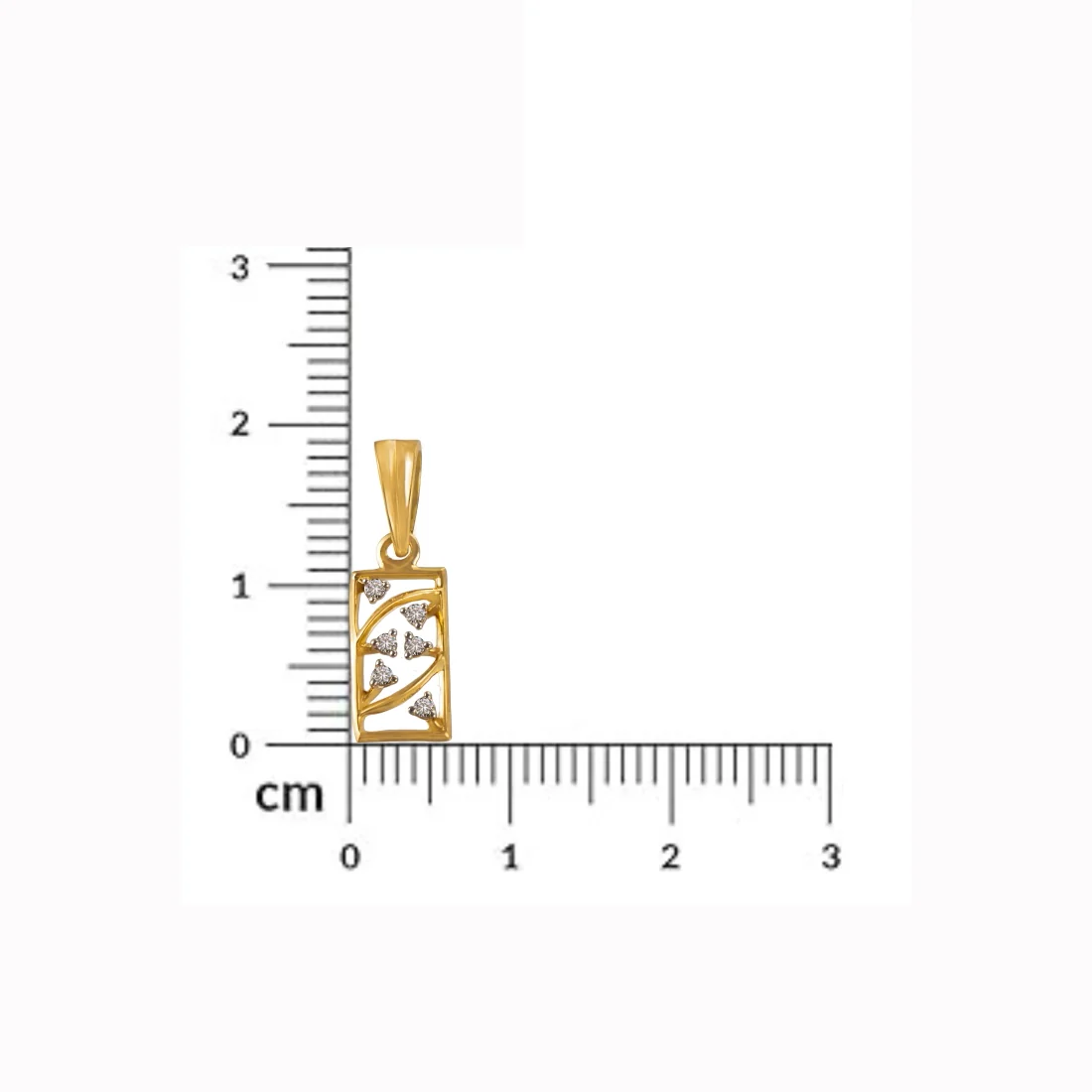 Certified Natural Diamond Ethereal Curve Pendant - Image 3