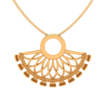 Charming 18k Gold Pendant - Image 4