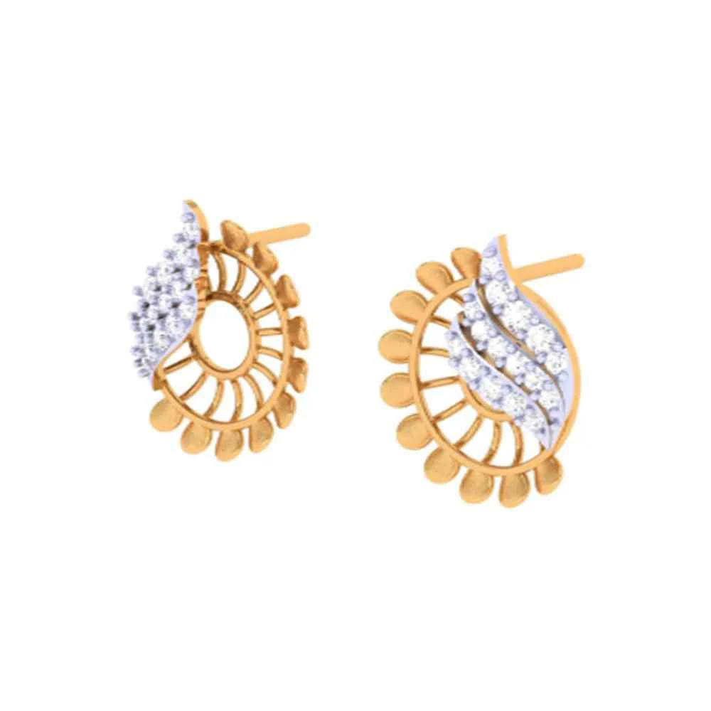 Circular Flower Earrings - Image 3