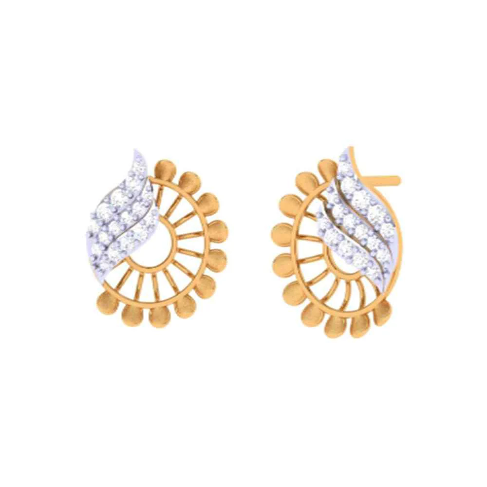 Circular Flower Earrings - Image 4