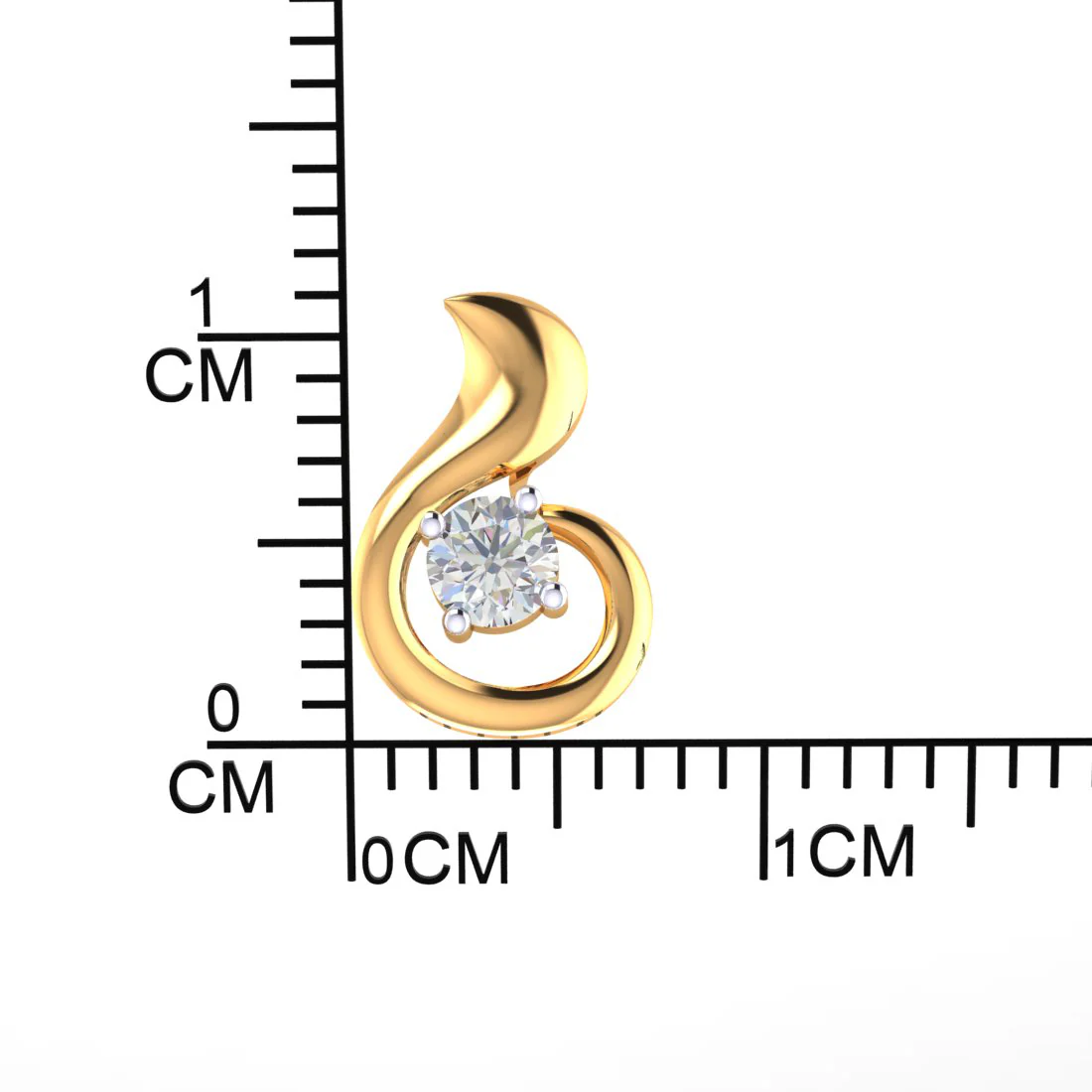 Classic Designer 18k Gold And Diamond Earrings - Image 4