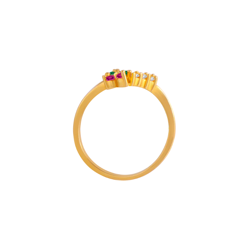 Collectors Choice Stone-studded Exclusive Gold Ring - Image 3