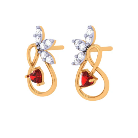 Contemporary Stud Earrings - Image 4