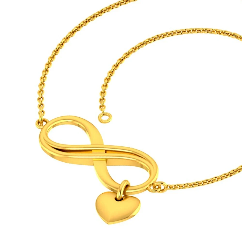 Dainty 14k Gold Infinity Loop Bracelet from Online Exclusive - Image 2