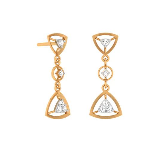 Dangling Gold Earring Jewellery - Image 2