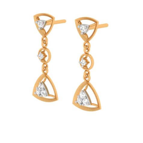 Dangling Gold Earring Jewellery - Image 4