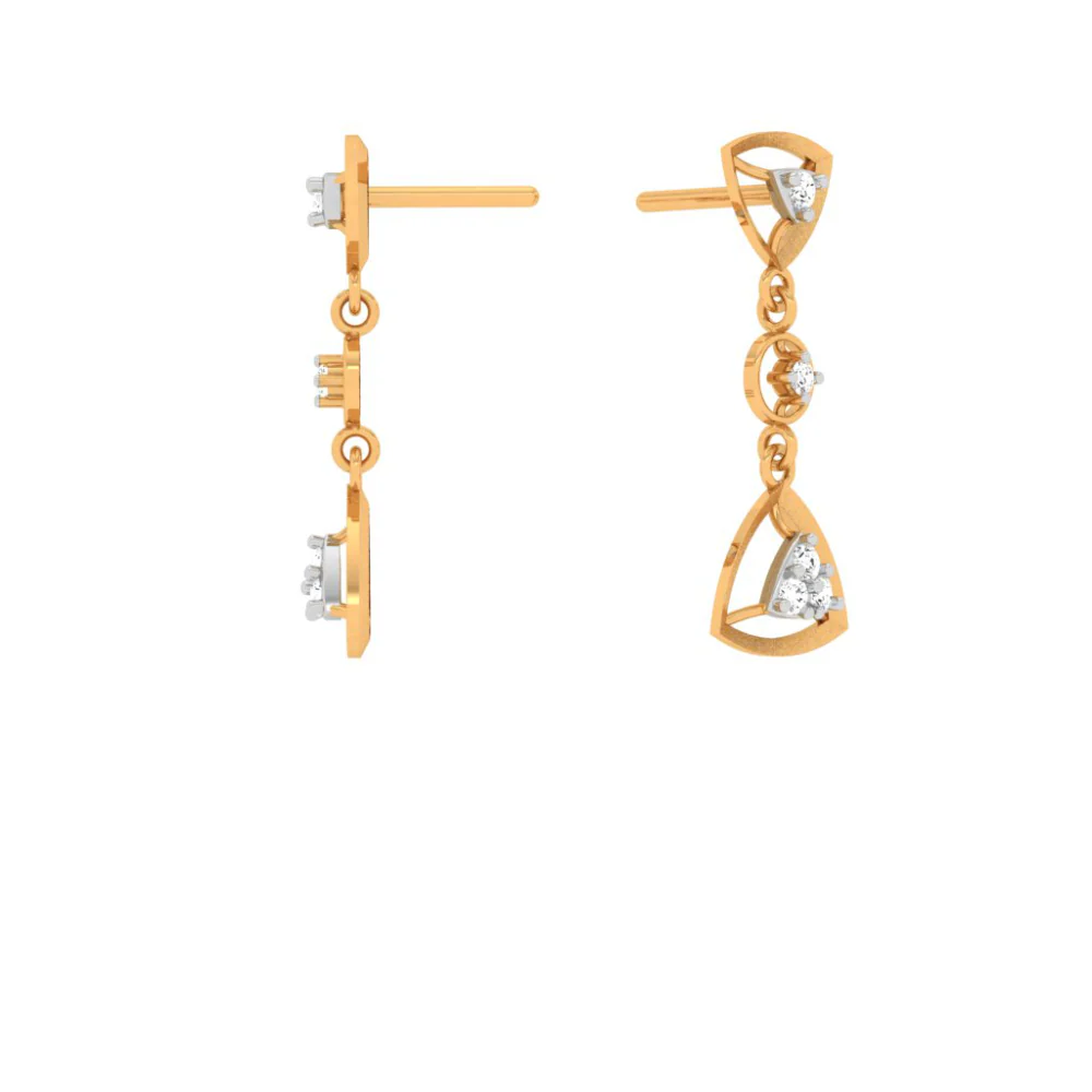 Dangling Gold Earring Jewellery - Image 5