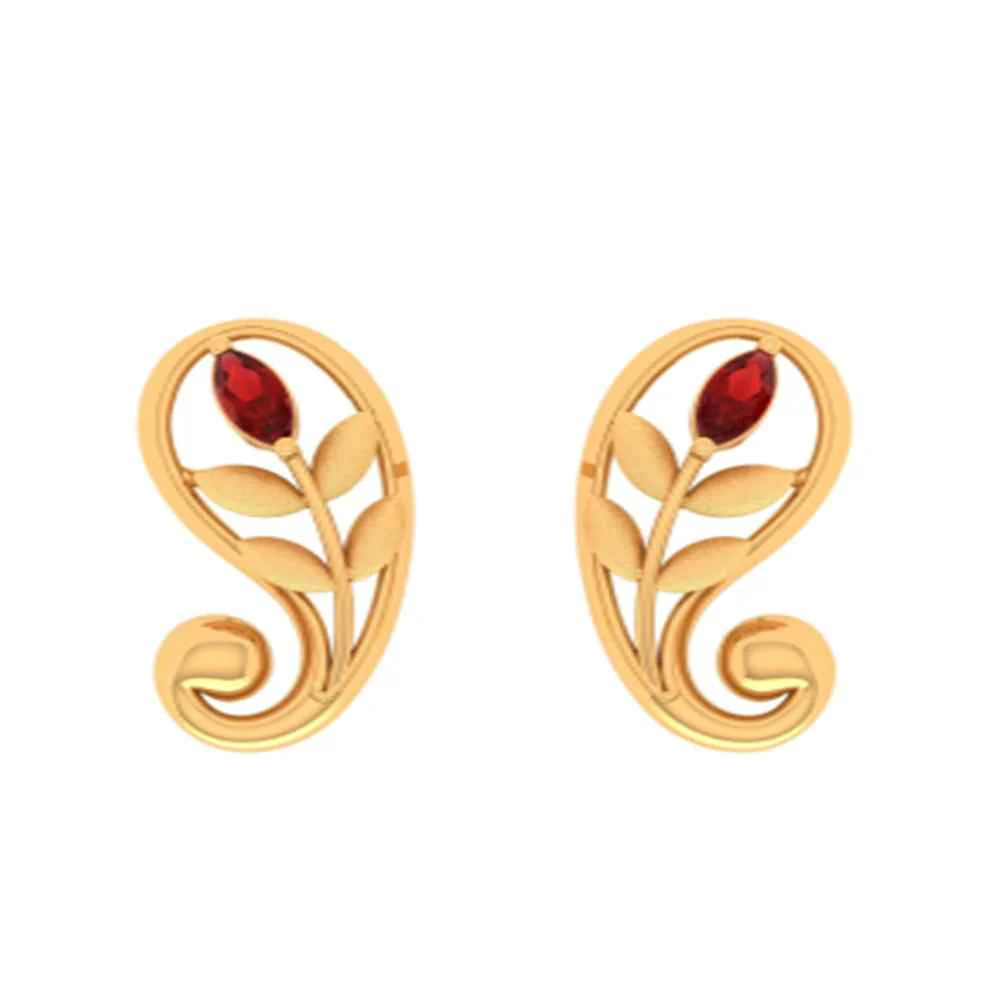 Dazzling Gold Earrings With Precision Redefined