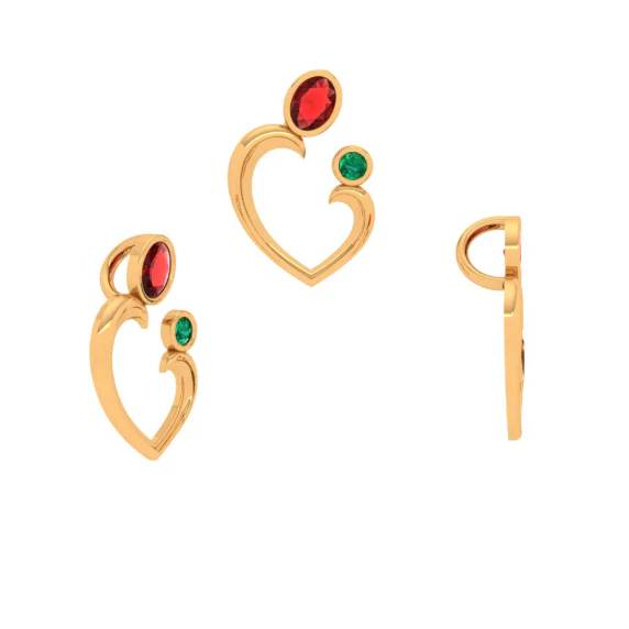Delightful Adornment Of Golden Pendant - Image 4