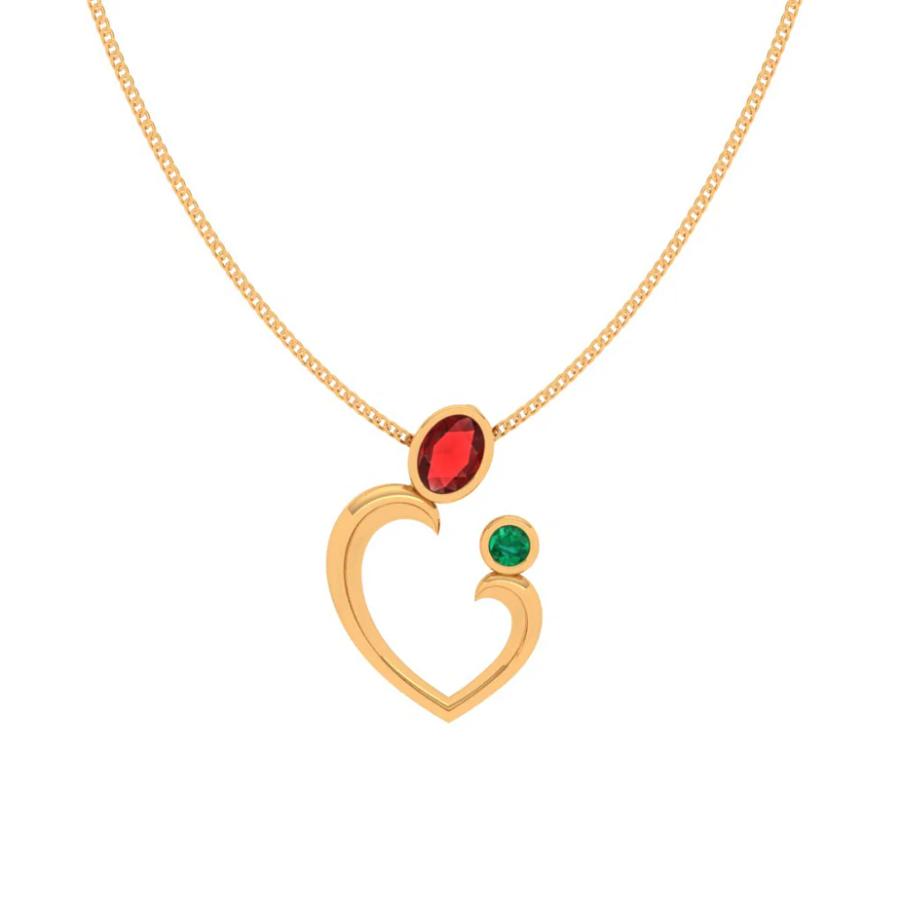 Delightful Adornment Of Golden Pendant - Image 5
