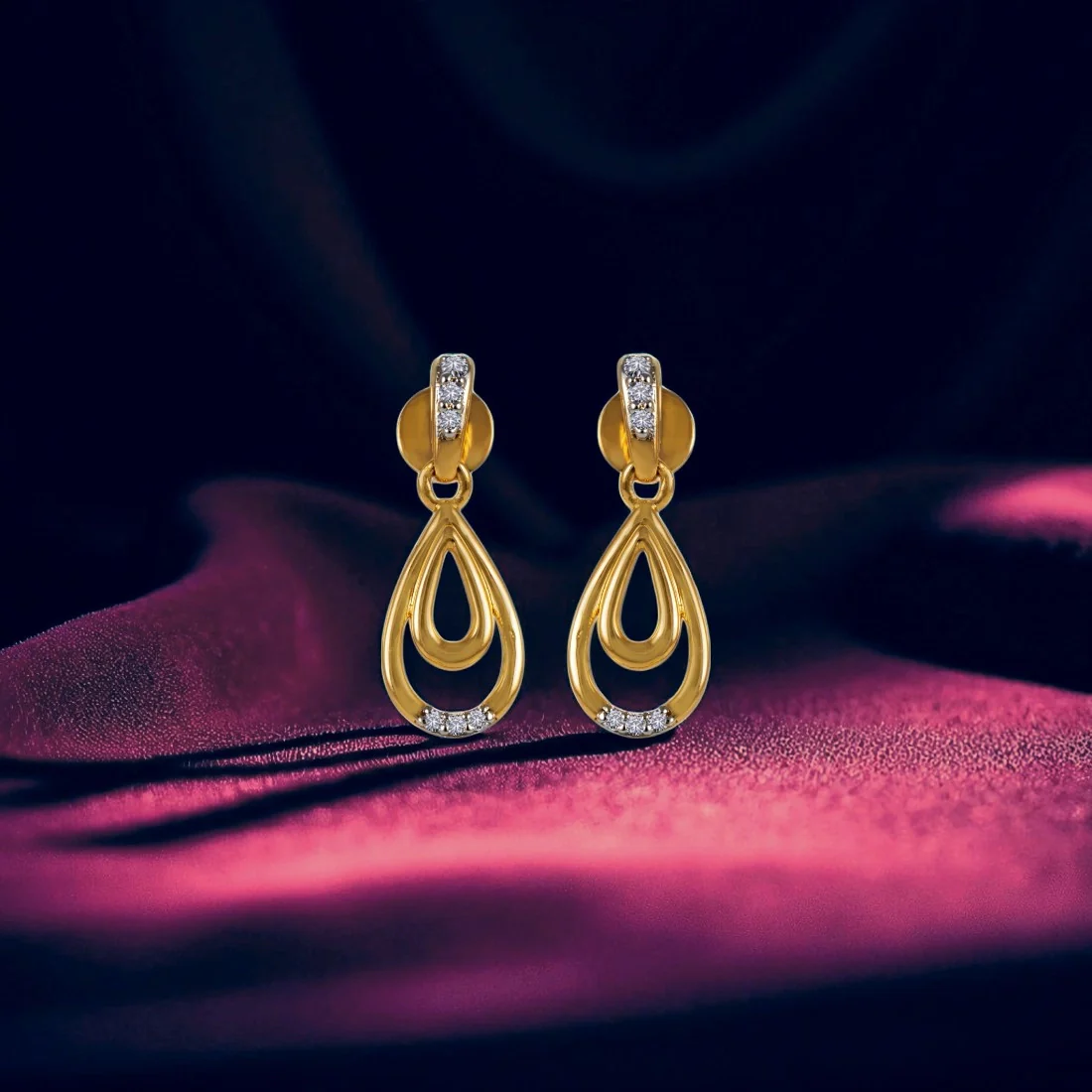 Diamond Drop Earrings