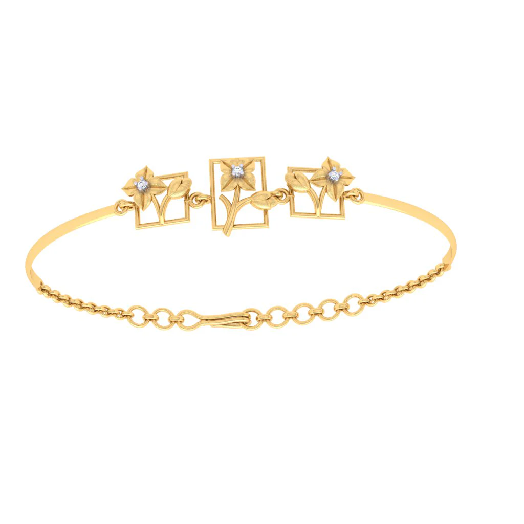 Diamond Floret Bracelet - Image 2