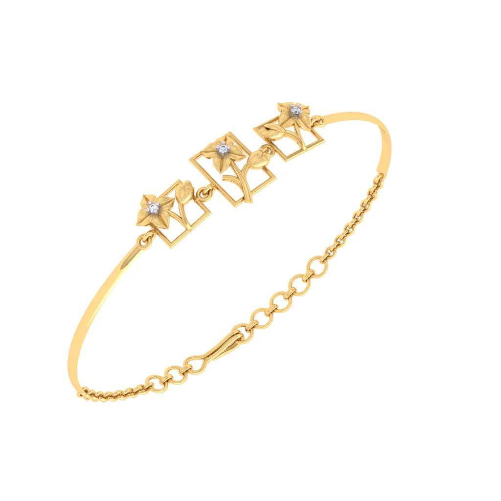 Diamond Floret Bracelet - Image 3