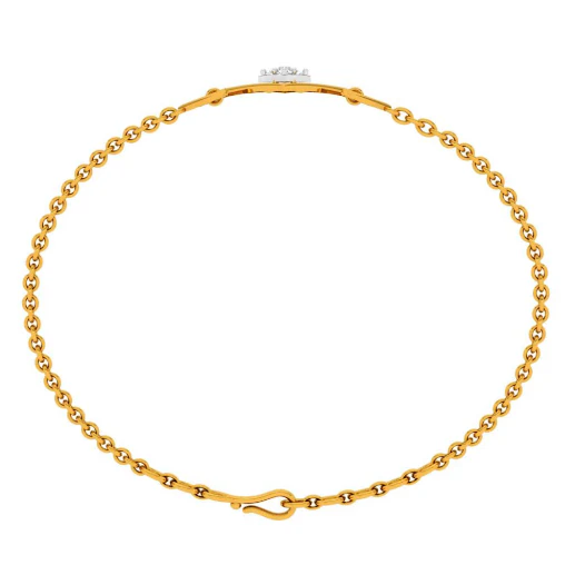 Diamond-shaped Gold Bracelet - Image 4